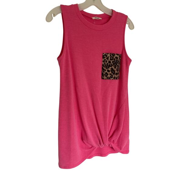 First Love Size Small Pink Sleeveless Top - Picture 3 of 6